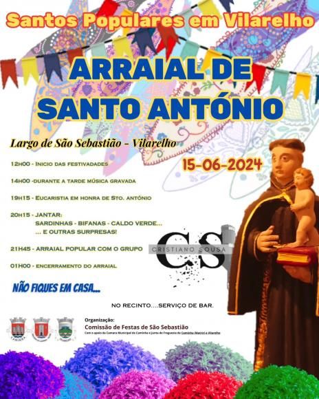 Arraial de Santo Ant&oacute;nio - Santos Populares Em Vilarelho