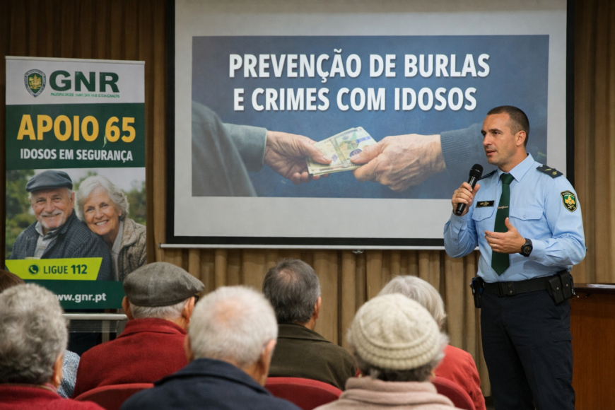 A&ccedil;&atilde;o de Sensibiliza&ccedil;&atilde;o "Preven&ccedil;&atilde;o Burlas a Idosos" - Concelho Caminha