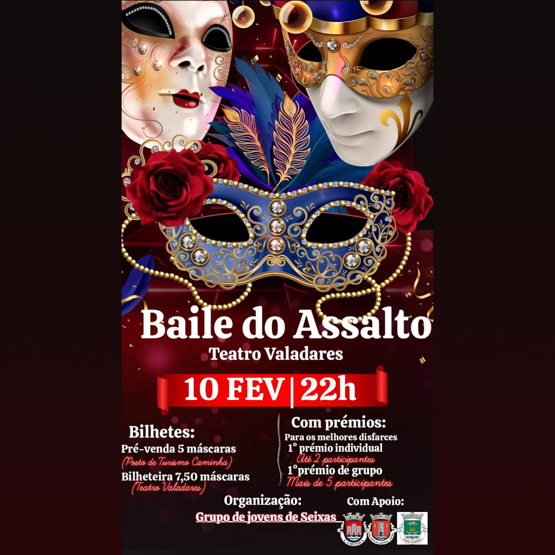 BAILE DO ASSALTO - TEATRO VALADARES EM CAMINHA